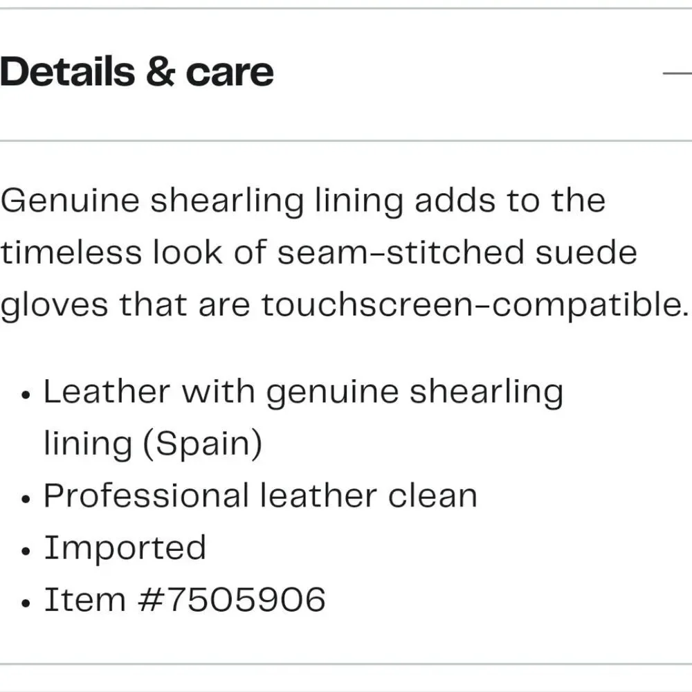 Ugg Genuine Shearling Suede‎ Gloves-Silver Grey